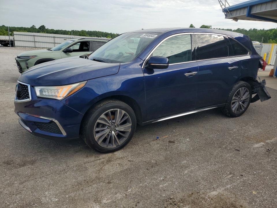 ACURA MDX 2017 with VIN 5J8YD4H57HL008185 - Photo from auction