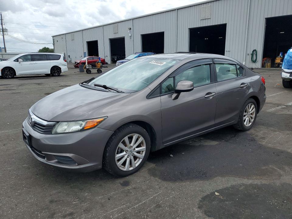 HONDA CIVIC 2012 with VIN 19XFB2F87CE107085 - Photo from auction