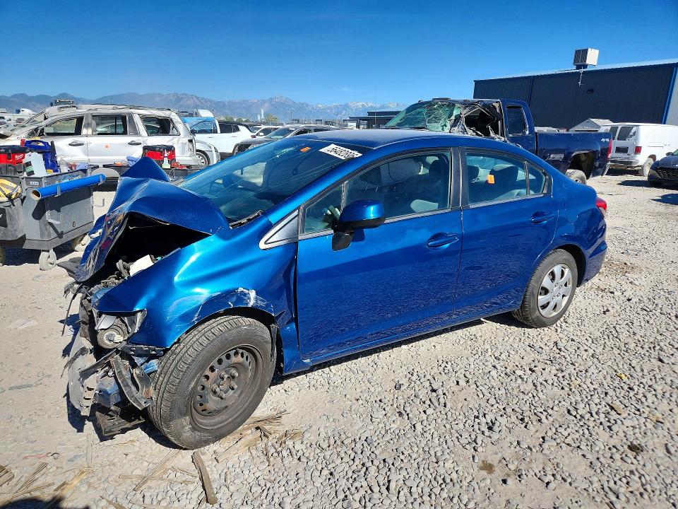 HONDA CIVIC 2013 with VIN 2HGFB2F50DH592053 - Photo from auction