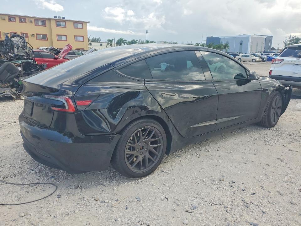 Photo 3 from auction – 2025 TESLA MODEL 3 with VIN 5YJ3E1EA9SF985280