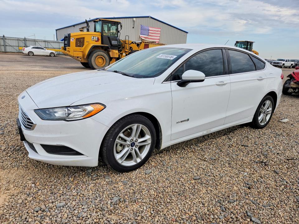 Photo 1 from auction – 2018 FORD FUSION with VIN 3FA6P0LU8JR173342