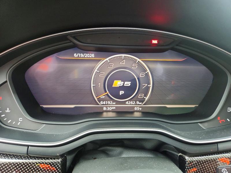 Photo 9 from auction – 2019 AUDI S5 with VIN WAUB4CF55KA090838