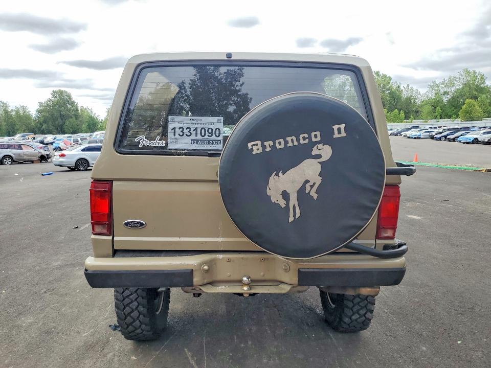 Photo 6 from auction – 1987 FORD BRONCO II with VIN 1FMCU14T0HUC80885