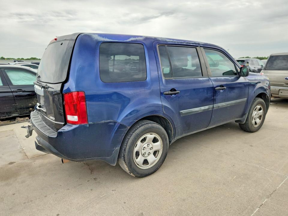 Photo 3 from auction – 2013 HONDA PILOT with VIN 5FNYF3H21DB035355