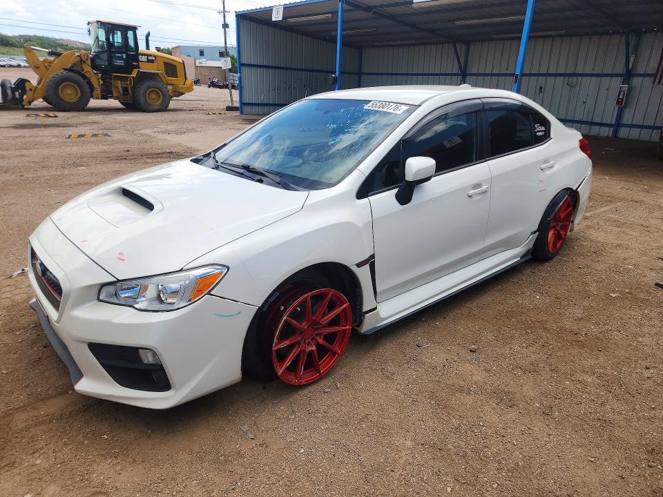 SUBARU WRX 2015 with VIN JF1VA1A69F9825282 - Photo from auction