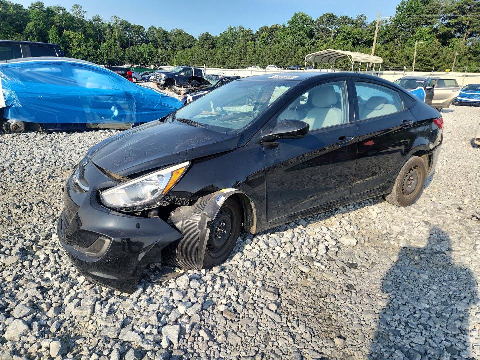 HYUNDAI ACCENT 2017 with VIN KMHCT4AE2HU176022 - Photo from auction