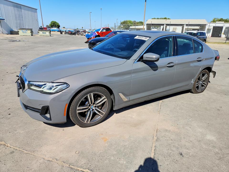 BMW 530 2021 with VIN WBA13BJ00MWX06553 - Photo from auction