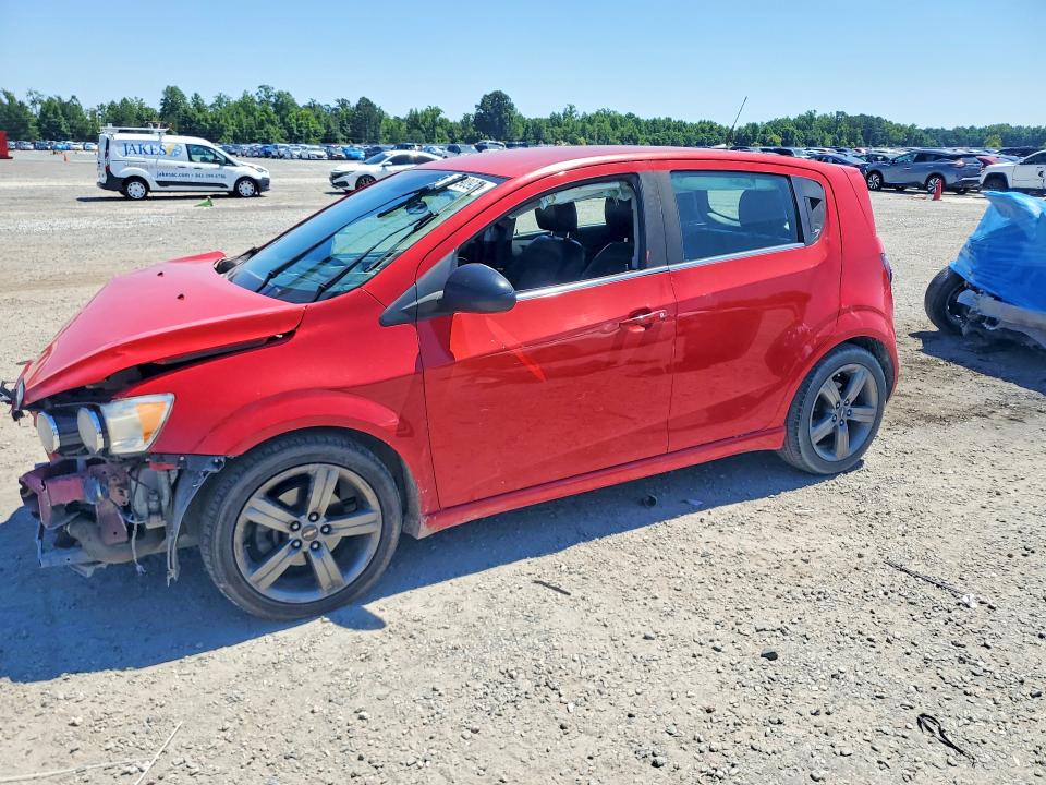CHEVROLET SONIC 2013 with VIN 1G1JG6SB8D4125076 - Photo from auction