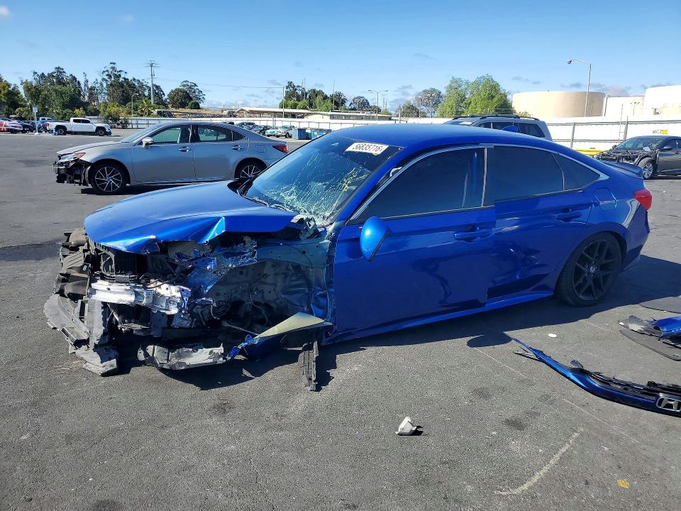 Photo 1 from auction – 2022 HONDA CIVIC with VIN 2HGFE2F27NH528736