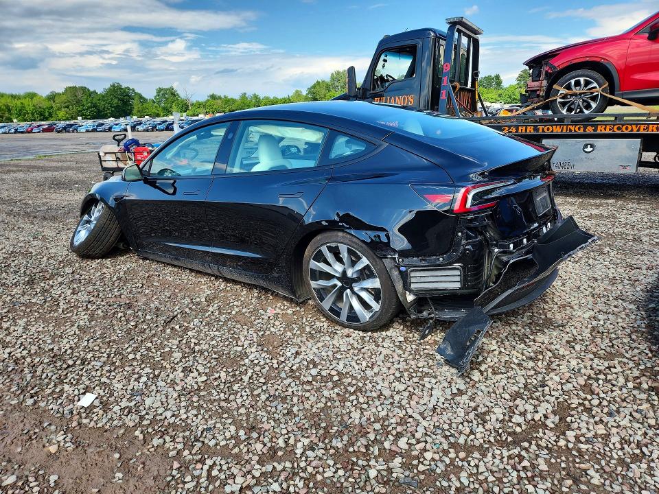 Photo 2 from auction – 2025 TESLA MODEL 3 with VIN 5YJ3E1EB0SF064946