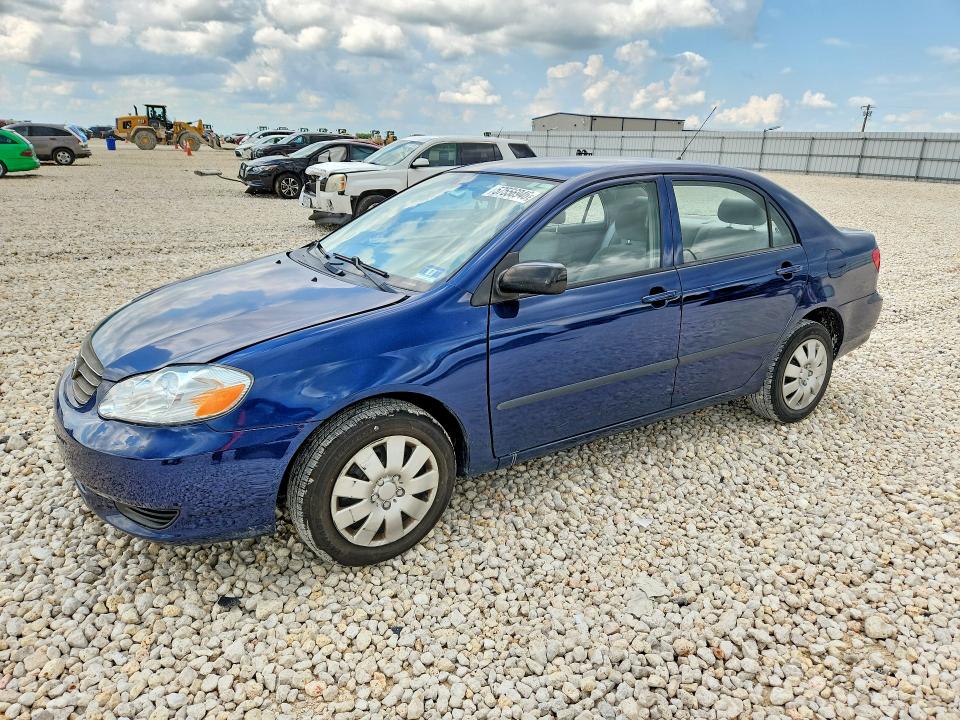 TOYOTA COROLLA 2003 with VIN JTDBR32E430045312 - Photo from auction