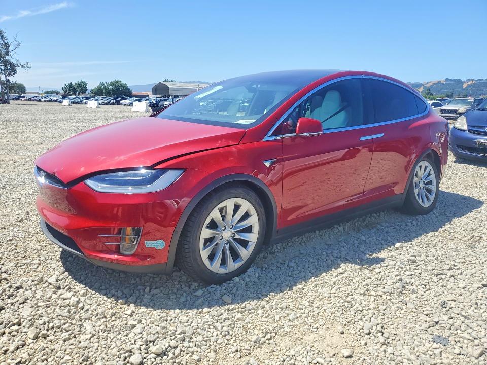 TESLA MODEL X 2019 with VIN 5YJXCAE22KF162402 - Photo from auction