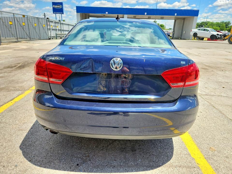 Photo 6 from auction – 2013 VOLKSWAGEN PASSAT with VIN 1VWBP7A35DC037486