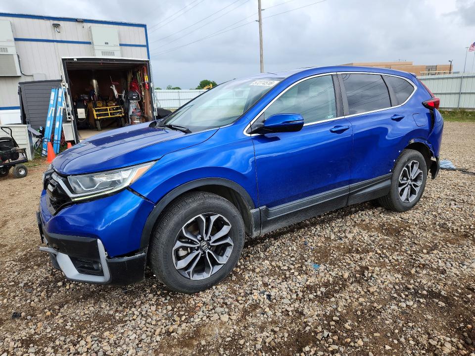Photo 1 from auction – 2021 HONDA CR-V with VIN 7FARW2H5XME034539