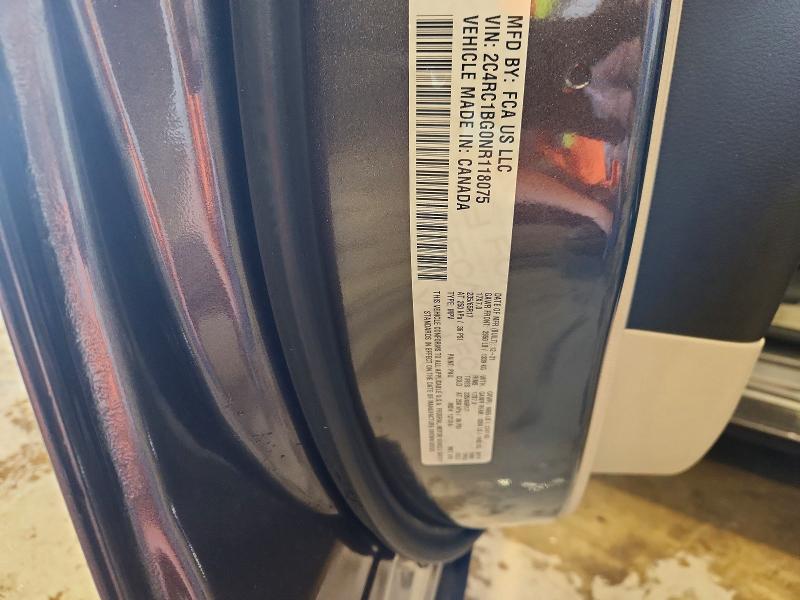 Photo 14 from auction – 2022 CHRYSLER PACIFICA with VIN 2C4RC1BG0NR118075