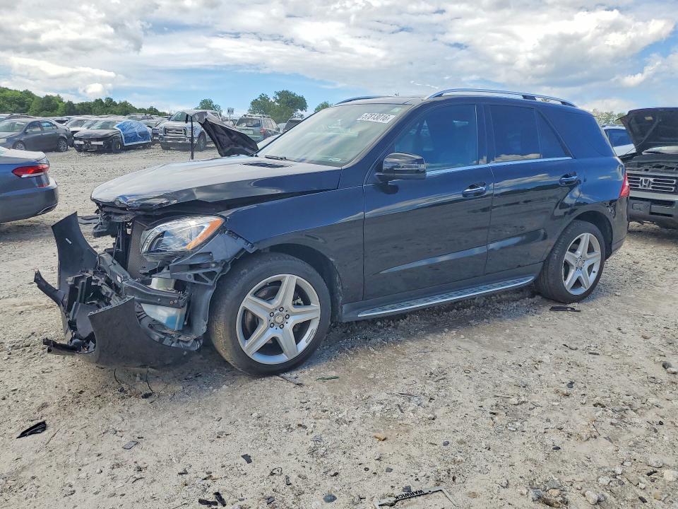 MERCEDES-BENZ ML 2015 with VIN 4JGDA5HB6FA493716 - Photo from auction