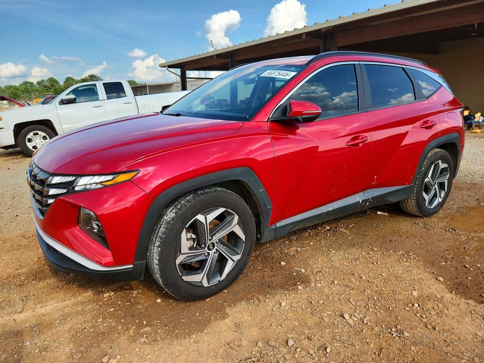 HYUNDAI TUCSON 2022 with VIN 5NMJF3AE3NH009233 - Photo from auction