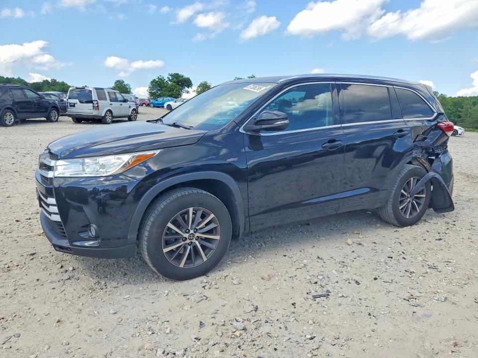 TOYOTA HIGHLANDER 2018 with VIN 5TDJZRFHXJS531247 - Photo from auction