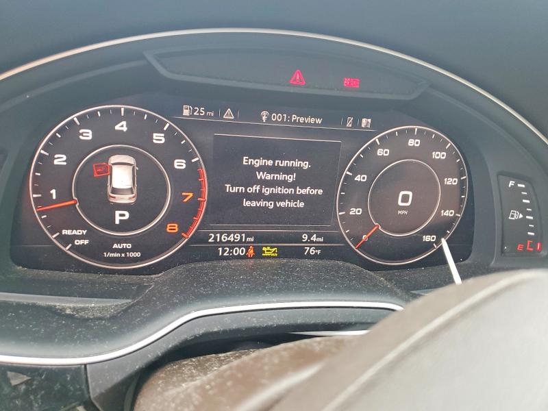 Photo 9 from auction – 2017 AUDI Q7 with VIN WA1LAAF72HD026991