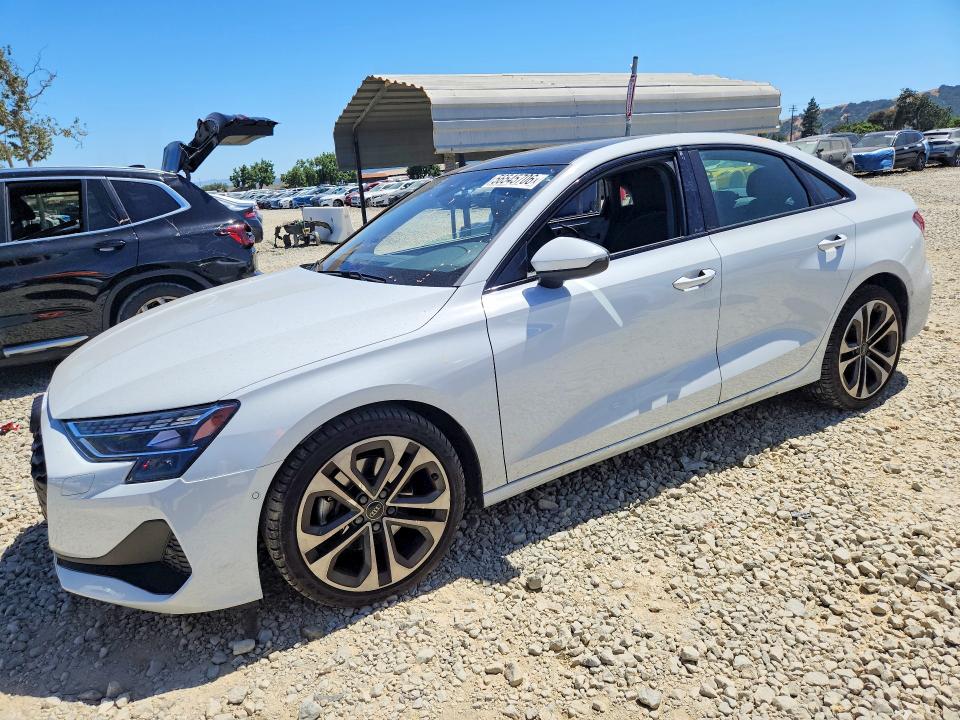 AUDI A3 2025 with VIN WAUGUDGY3SA052108 - Photo from auction