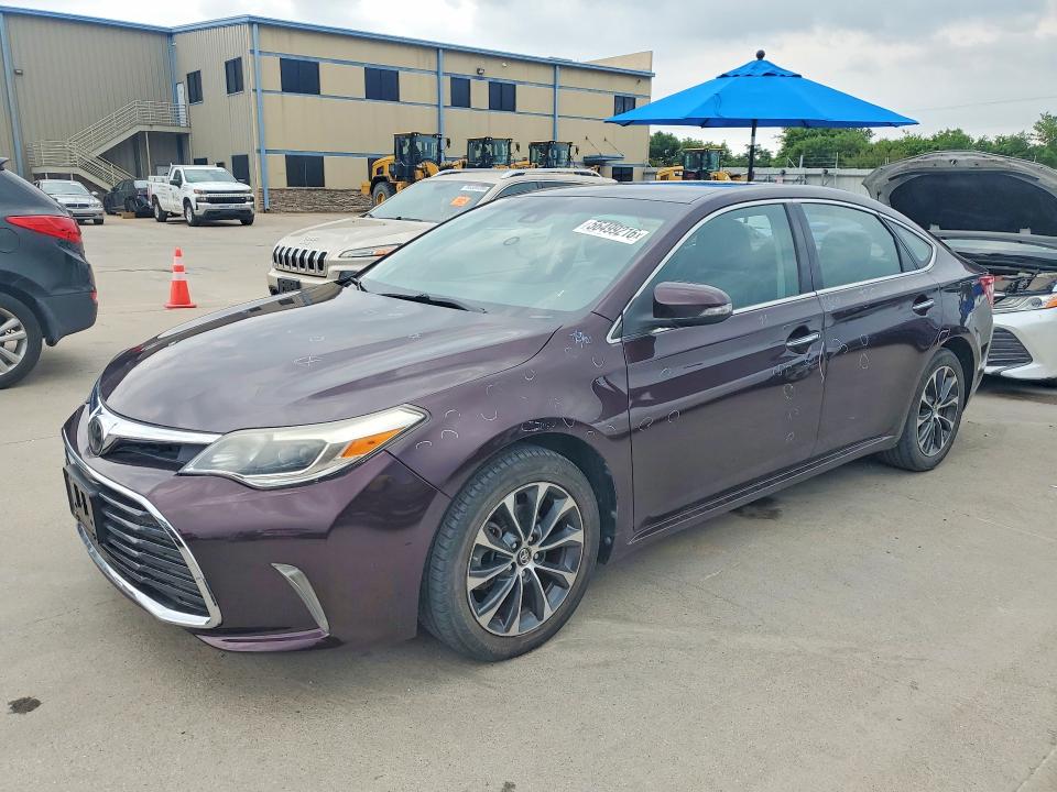 TOYOTA AVALON 2017 with VIN 4T1BK1EB4HU248335 - Photo from auction