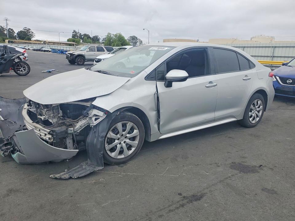 TOYOTA COROLLA 2022 with VIN 5YFEPMAE4NP274124 - Photo from auction
