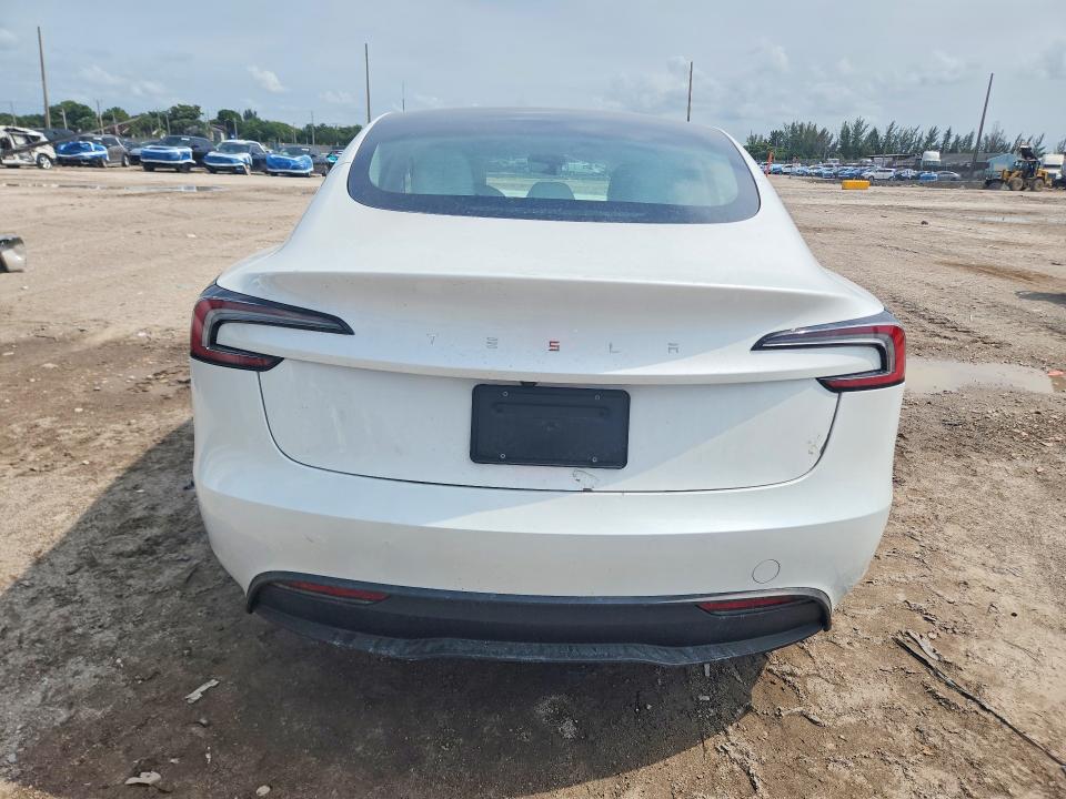 Photo 6 from auction – 2025 TESLA MODEL 3 with VIN 5YJ3E1EA0SF976001