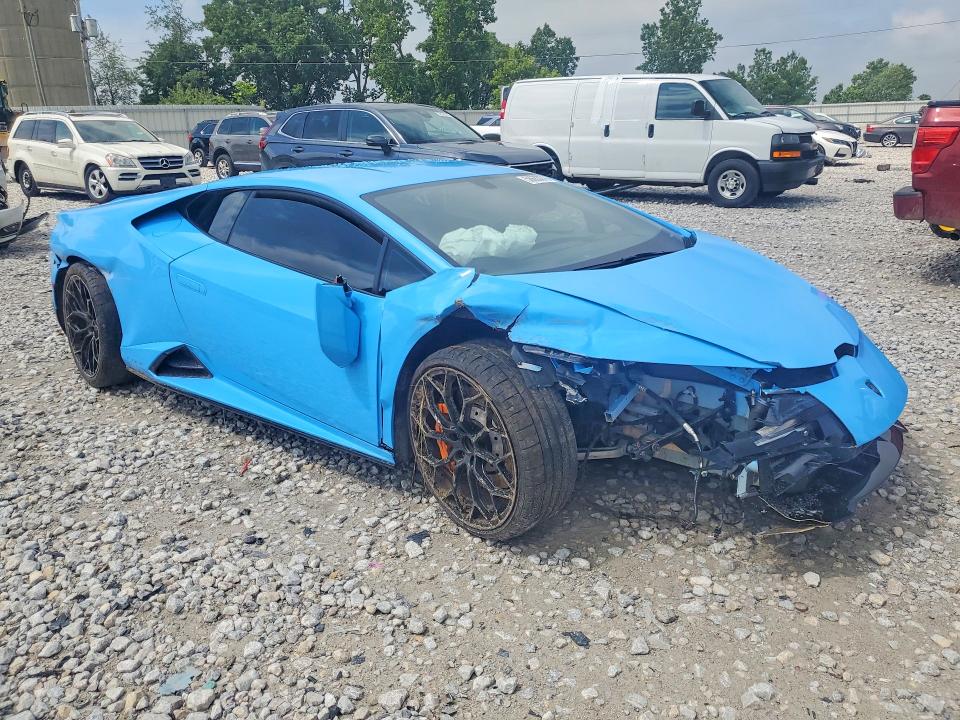 Photo 4 from auction – 2021 LAMBORGHINI HURACAN with VIN ZHWUF5ZF9MLA16300