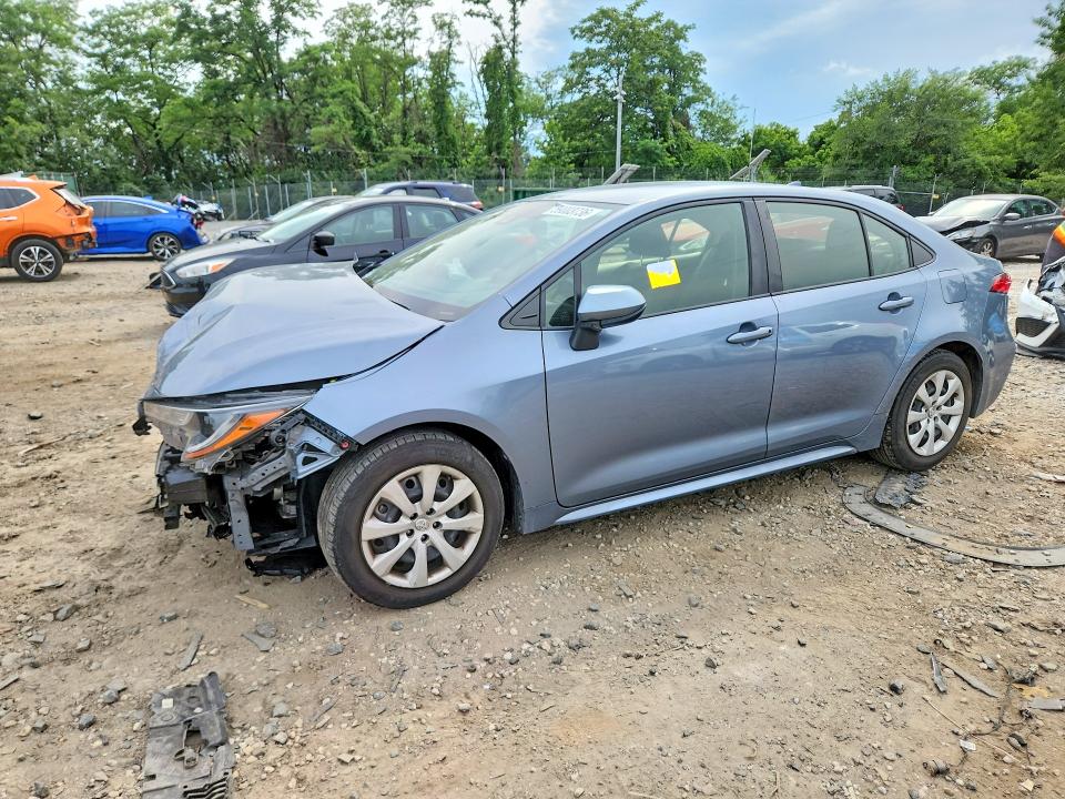 TOYOTA COROLLA 2022 with VIN JTDEPMAEXNJ222775 - Photo from auction
