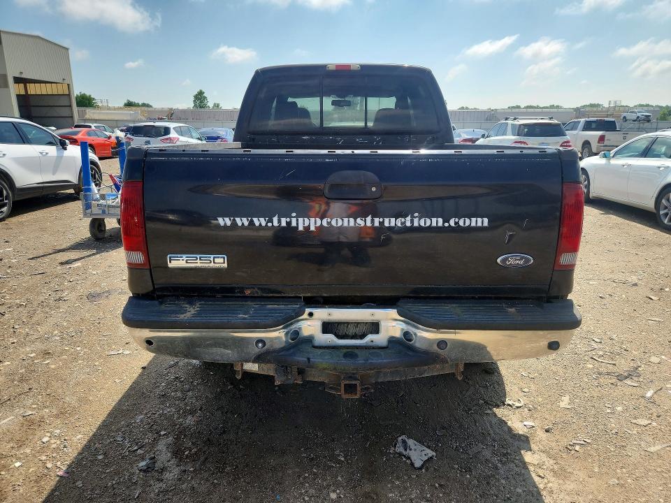 Photo 6 from auction – 2006 FORD F250 with VIN 1FTSW21P06EB77268