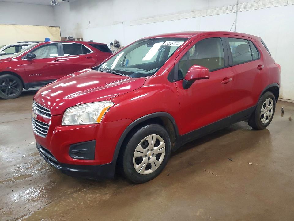CHEVROLET TRAX 2015 with VIN KL7CJKSB7FB190104 - Photo from auction