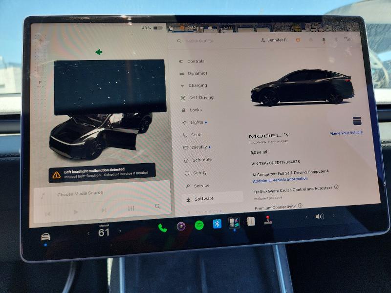 Photo 9 from auction – 2026 TESLA MODEL Y with VIN 7SAYGDED1TF394828