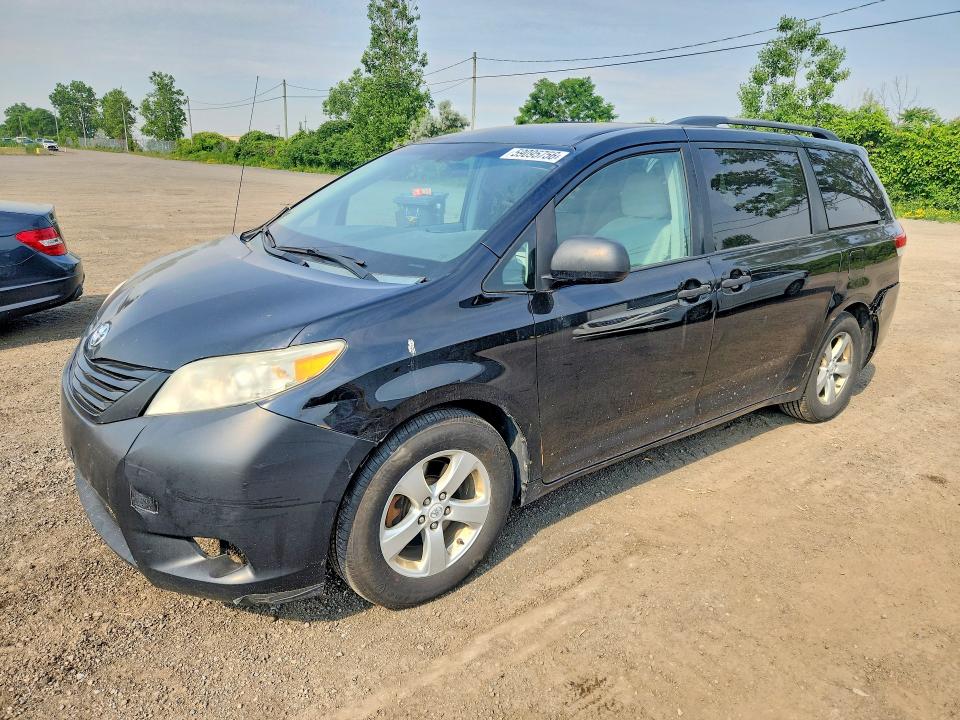 TOYOTA SIENNA 2011 with VIN 5TDZK3DC9BS050290 - Photo from auction