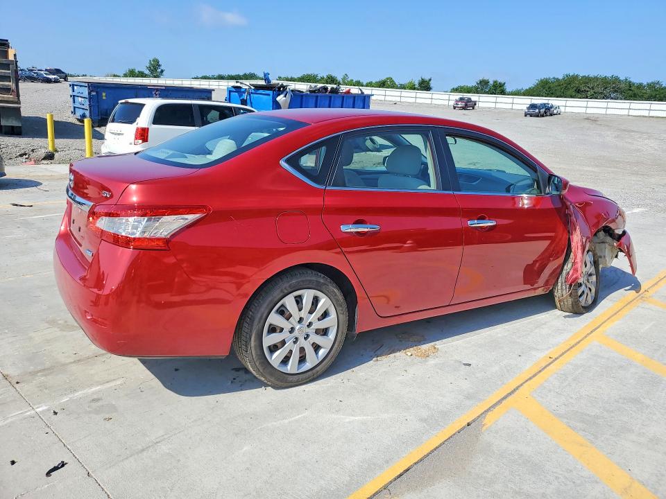Photo 3 from auction – 2013 NISSAN SENTRA with VIN 3N1AB7AP9DL681502