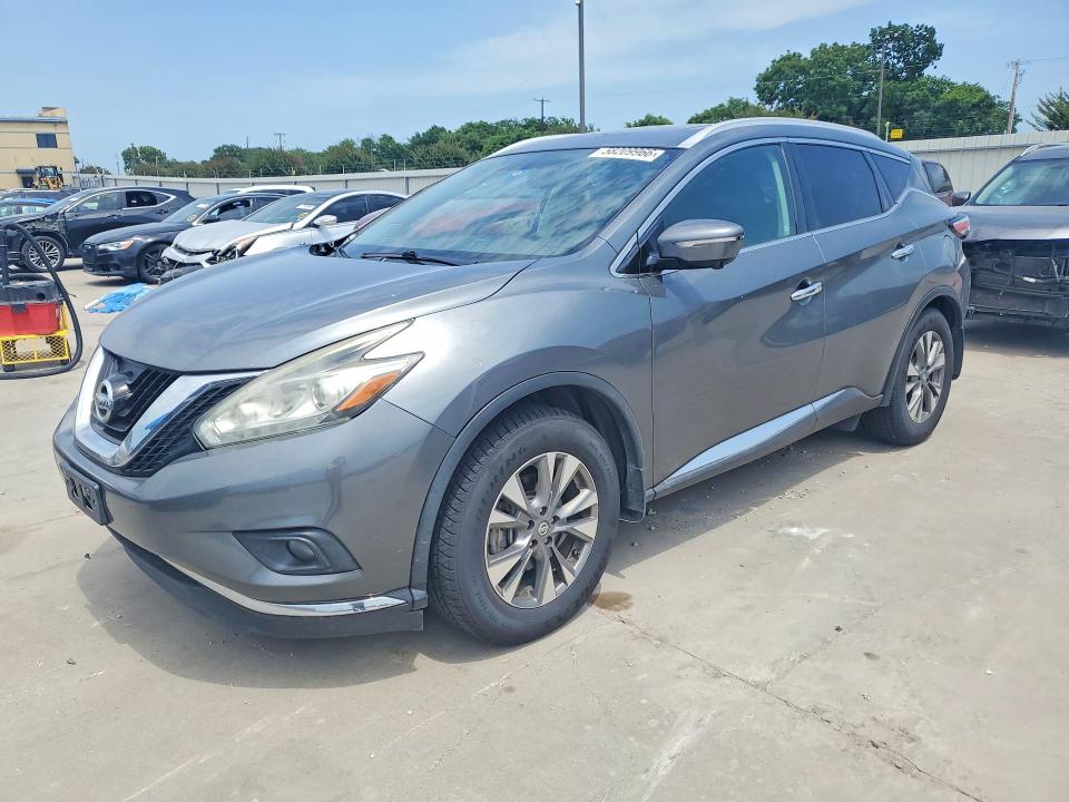 NISSAN MURANO 2015 with VIN 5N1AZ2MH8FN230592 - Photo from auction