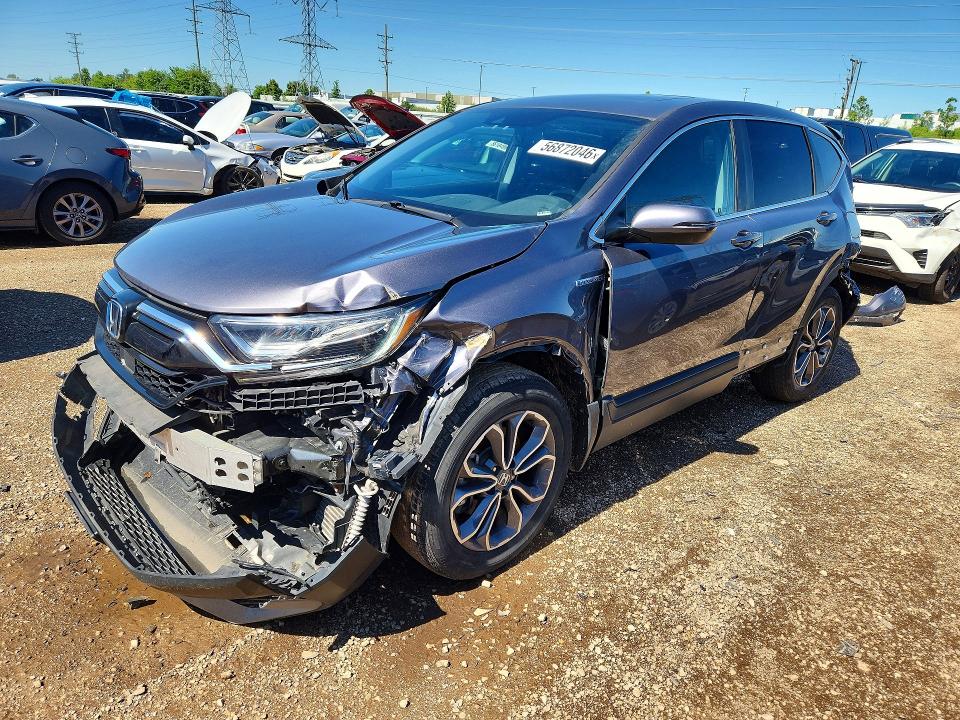 Photo 1 from auction – 2022 HONDA CR-V with VIN 5J6RT6H84NL001213