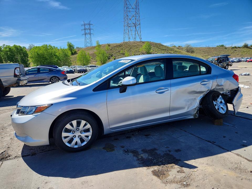 HONDA CIVIC 2012 with VIN 19XFB2F51CE379041 - Photo from auction