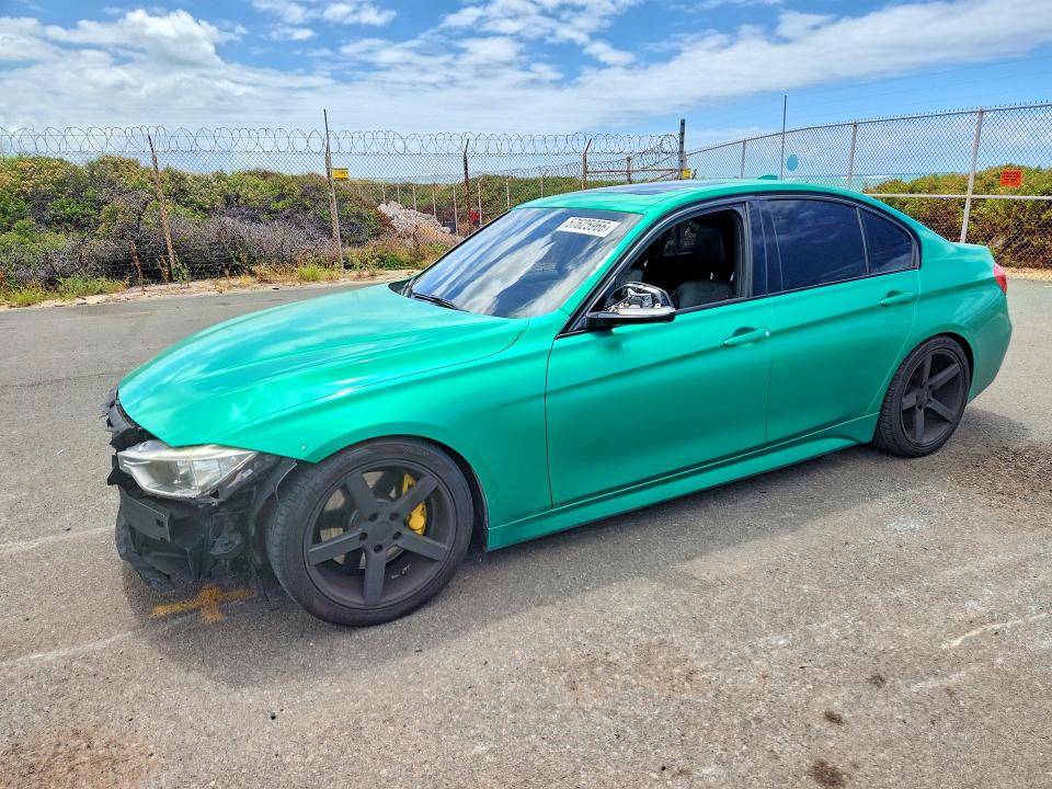 BMW 335 2014 with VIN WBA3A9G51ENS64609 - Photo from auction