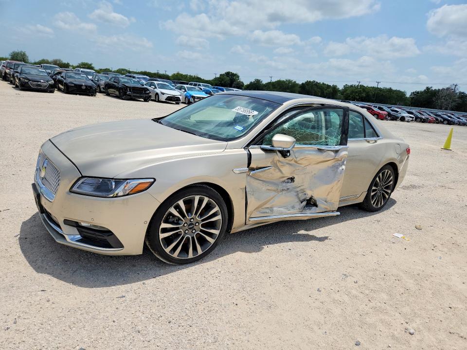 LINCOLN CONTINENTAL 2017 with VIN 1LN6L9SK9H5605519 - Photo from auction