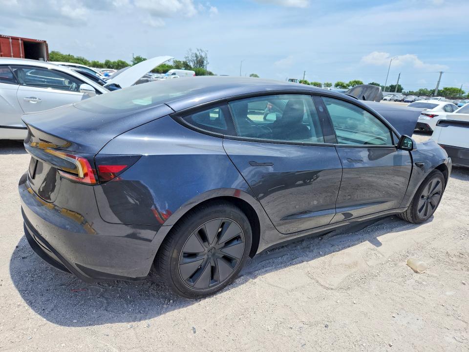 Photo 3 from auction – 2025 TESLA MODEL 3 with VIN 5YJ3E1EA4SF970881