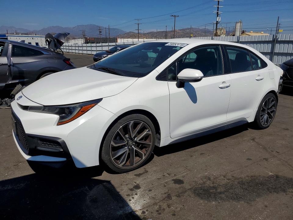 TOYOTA COROLLA 2020 with VIN 5YFS4RCE4LP044148 - Photo from auction