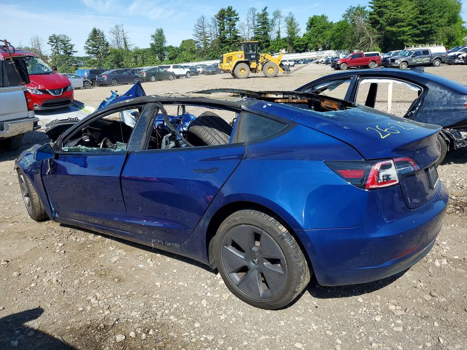 Photo 2 from auction – 2021 TESLA MODEL 3 with VIN 5YJ3E1EB4MF858190