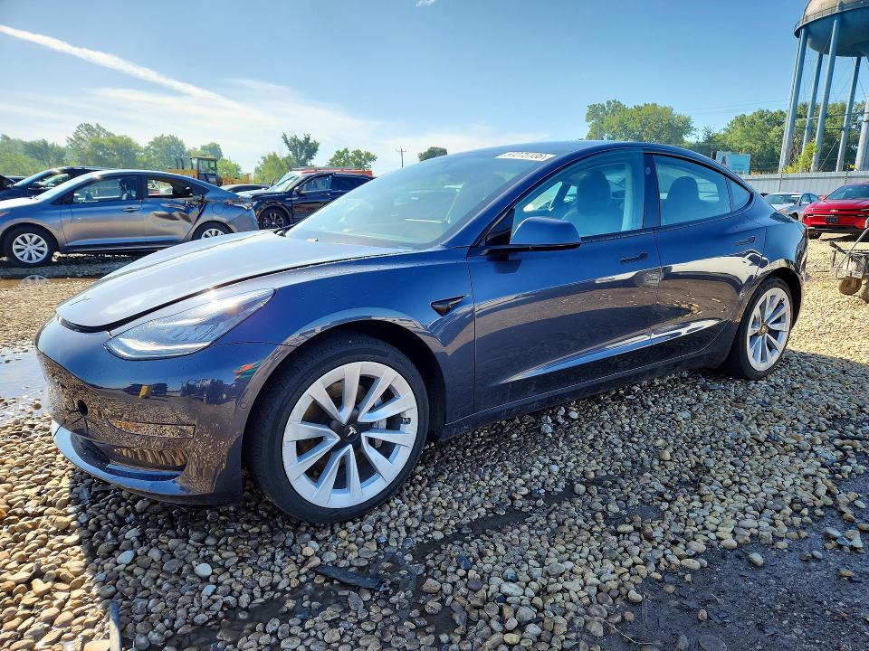 TESLA MODEL 3 2021 with VIN 5YJ3E1EA9MF838492 - Photo from auction