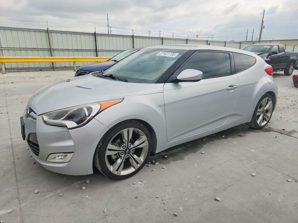 HYUNDAI VELOSTER 2014 with VIN KMHTC6AD3EU188582 - Photo from auction