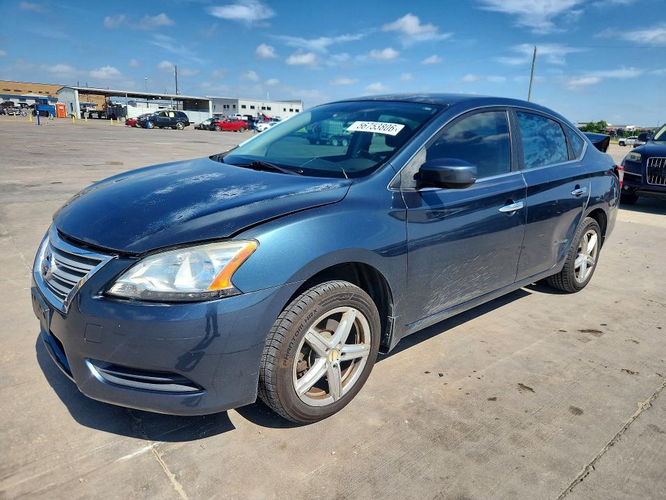 NISSAN SENTRA 2014 with VIN 3N1AB7AP1EY316087 - Photo from auction
