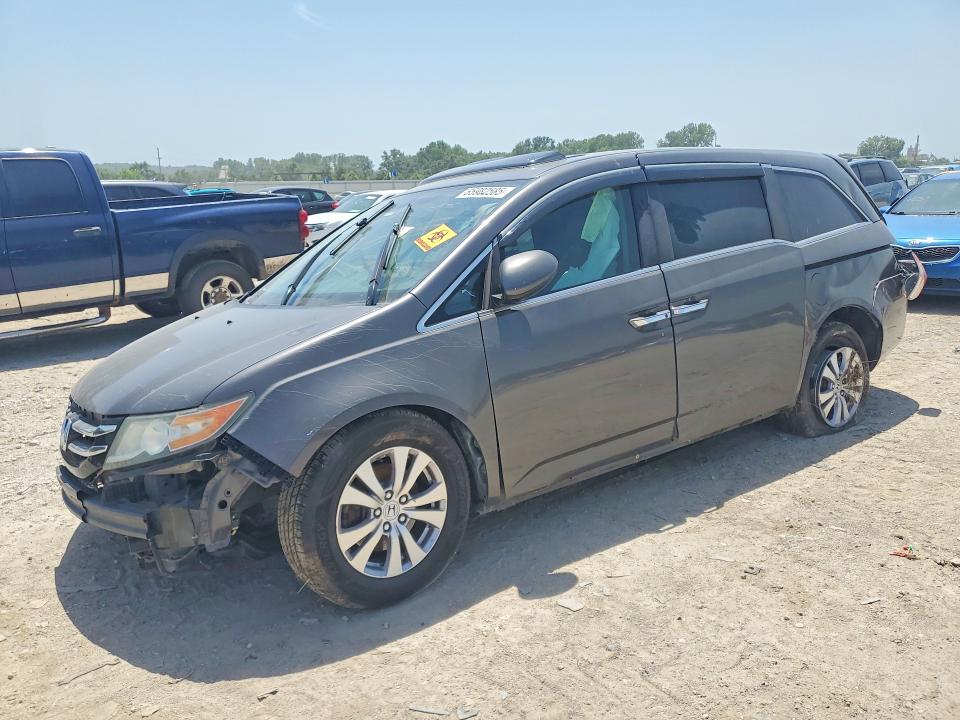 HONDA ODYSSEY 2015 with VIN 5FNRL5H67FB020647 - Photo from auction