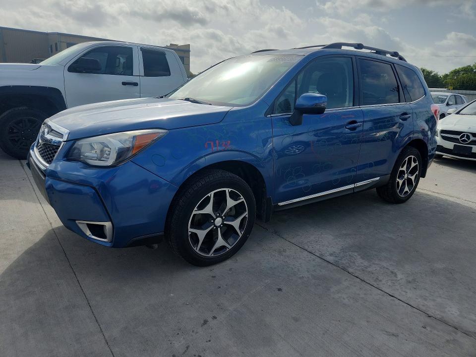 SUBARU FORESTER 2015 with VIN JF2SJGUC7FH554392 - Photo from auction