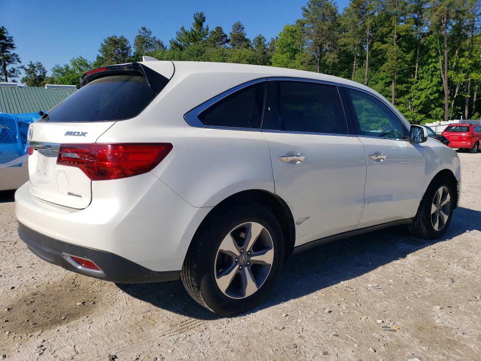 Photo 3 from auction – 2016 ACURA MDX with VIN 5FRYD4H24GB026471