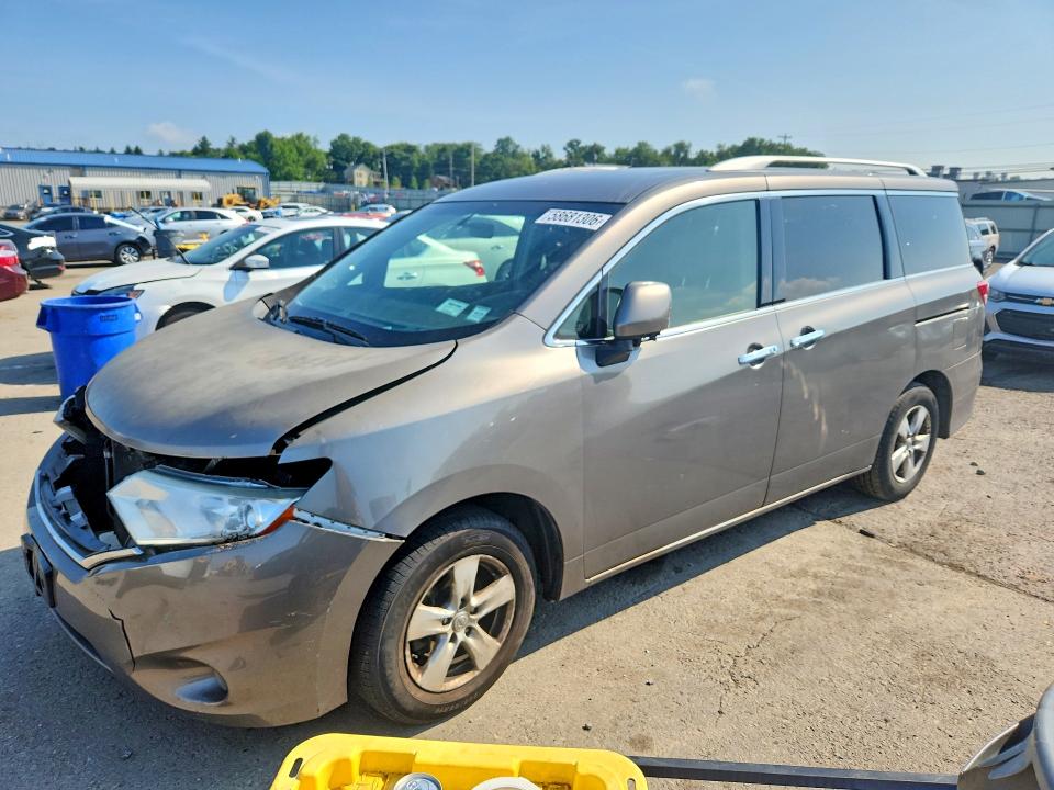 NISSAN QUEST 2016 with VIN JN8AE2KP0G9152432 - Photo from auction