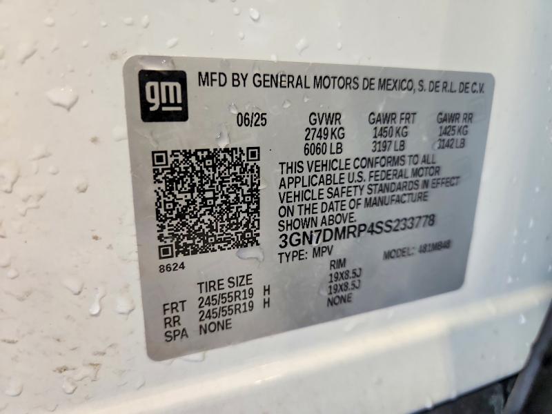 Photo 14 from auction – 2025 CHEVROLET EQUINOX with VIN 3GN7DMRP4SS233778
